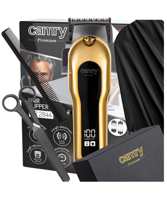 PROFESIONALI Belaidė Plaukų Kirpimo Mašinėlė su LCD ir Tonavimo Funkcija