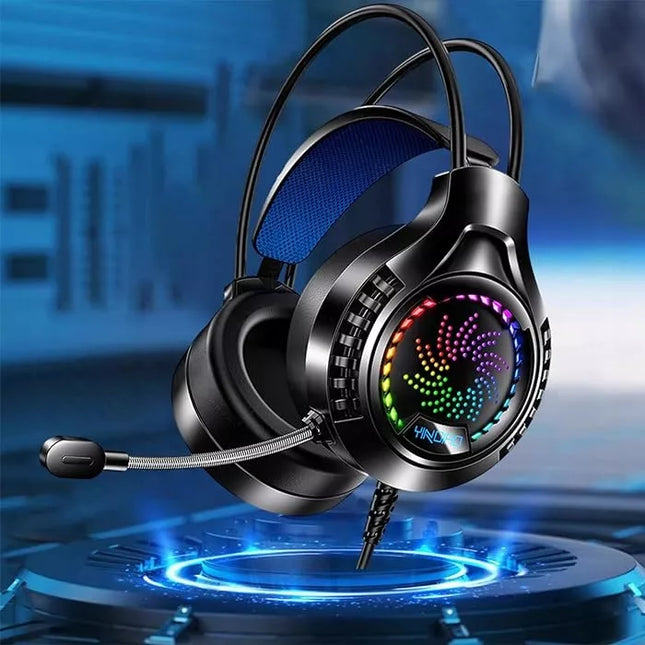 PROFESIONALIOS žaidimų ausinės Q7 su mikrofonu, skirtos PC, PS4, PS5, XBOX ONE
