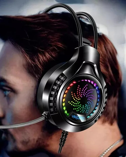 PROFESIONALIOS žaidimų ausinės Q7 su mikrofonu, skirtos PC, PS4, PS5, XBOX ONE