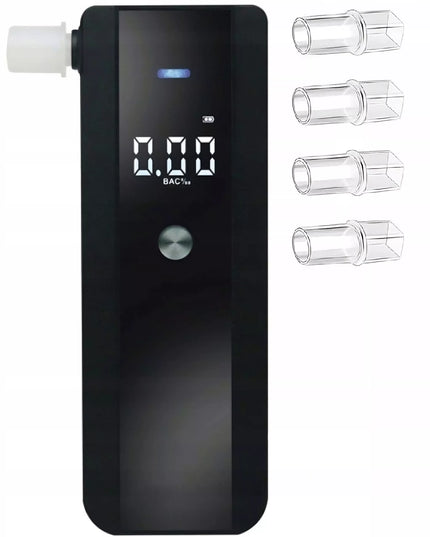 PROFESIONALUS ELEKTRONINIS ALKOMATAS TIKSLUS KALIBRAVIMAS + 5X PUČIAMIEJI PRIPARTUVAI