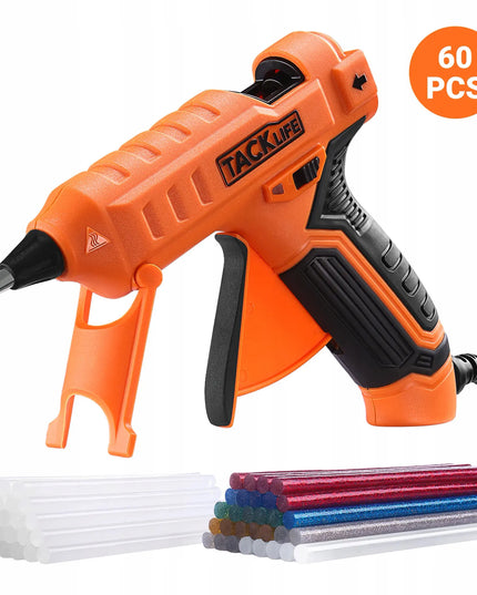 Profesionalus klijų pistoletas Tacklife GGO21AC 30W LED + 60 klijų lazdelių + dėklas