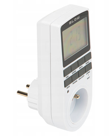 Skaitmeninis laikmačio programuotojas LCD jungiklis su tvarkaraščiu ir lenkų meniu