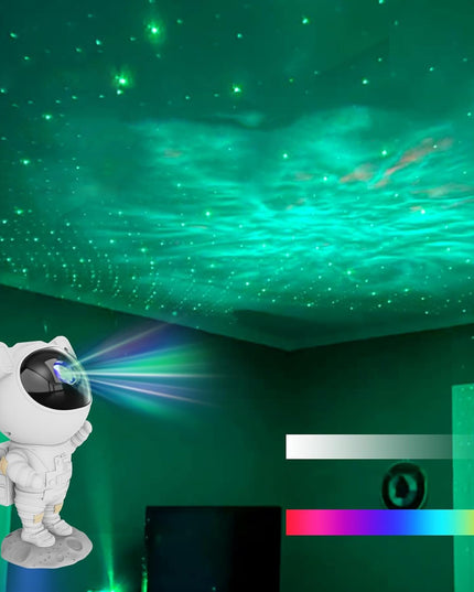 Astronautas Žvaigždžių Projektorius Vaikams Naktinė Lempa LED Lazerinis