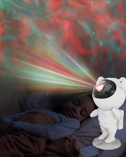 Astronautas Žvaigždžių Projektorius Vaikams Naktinė Lempa LED Lazerinis