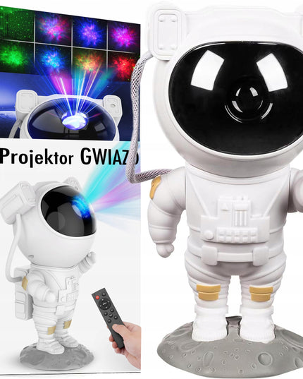 Astronautas Žvaigždžių Projektorius Vaikams Naktinė Lempa LED Lazerinis