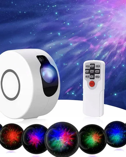 GALAXIA LED lazerinis žvaigždžių projektorius – naktinė lempa vaikams