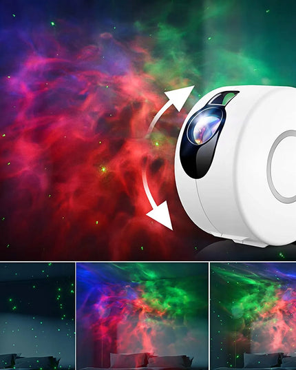 GALAXIA LED lazerinis žvaigždžių projektorius – naktinė lempa vaikams