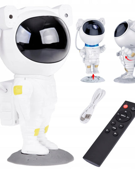 Astronauto formos žvaigždžių projektorius – LED naktinė lempa vaikams