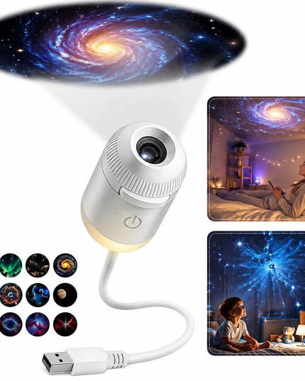 Žvaigždėto dangaus projektorius „Galaxy“ 12 viename, naktinė lempa