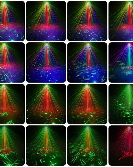 PROJEKTORIUS Disco kamuolys lazeris su pulteliu Muzikinis režimas LED 8 W RGB
