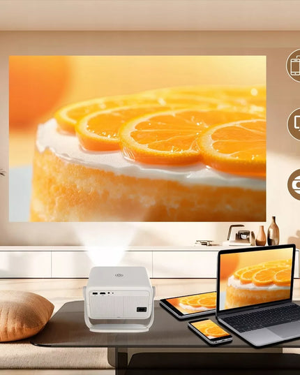 Magcubic L018 4K projektorius, 1080p, Android TV, WiFi, Bluetooth garsiakalbis, 150 colių LED