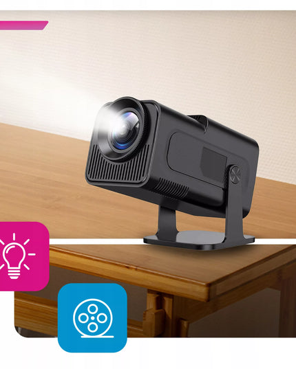 Mini projektorius HY320 Android LED WiFi nešiojamas HD išmanusis televizorius