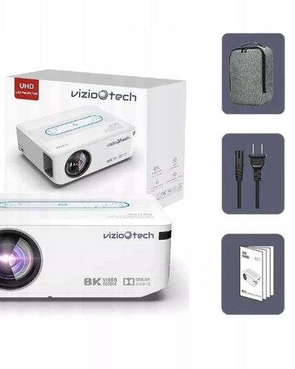 VIZIO TECH X1 nešiojamas 4K Android TV Wi-Fi projektorius