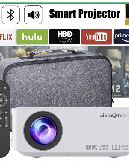 VIZIO TECH X1 nešiojamas 4K Android TV Wi-Fi projektorius