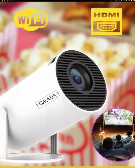 Mini nešiojamas projektorius GALAXIA HY300, Android, LED, Wi-Fi, Full HD, Smart TV