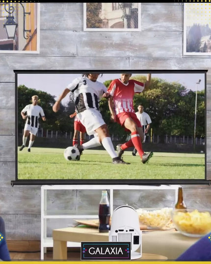 Mini nešiojamas projektorius GALAXIA HY300, Android, LED, Wi-Fi, Full HD, Smart TV