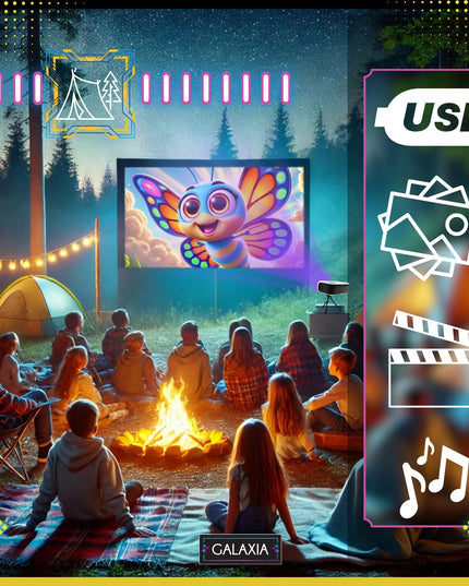 PROJEKTORIUS, MINI NEŠIOJAMAS PROJEKTORIUS, MULTIMEDIJINIS, SKIRTAS KOMPIUTERIO SIENAI, 1080P