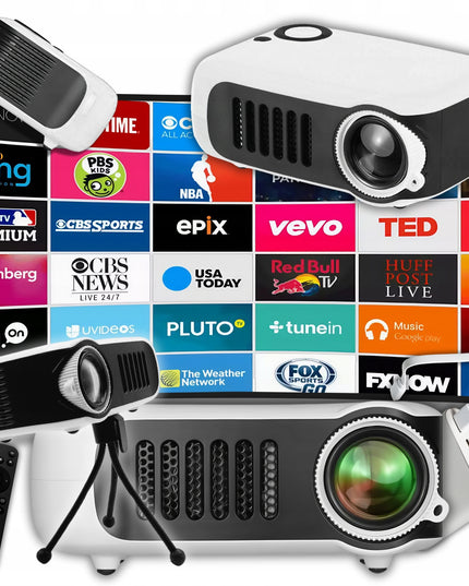 PROJEKTORIUS, MINI NEŠIOJAMAS PROJEKTORIUS, MULTIMEDIJINIS, SKIRTAS KOMPIUTERIO SIENAI, 1080P