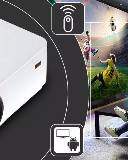Projektorius Smart TV Wi-Fi Full HD 4K 9000 lm LCD LED Bluetooth Android
