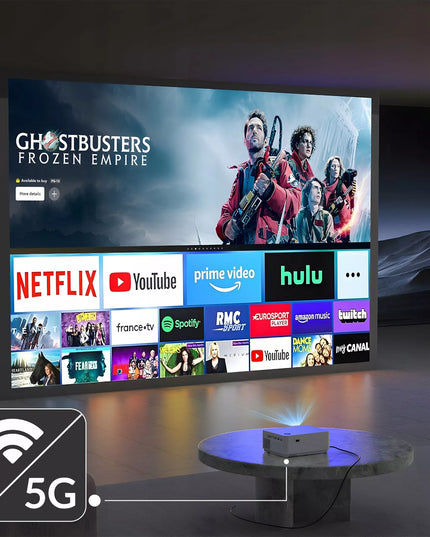 Projektorius Smart TV Wi-Fi Full HD 4K 9000 lm LCD LED Bluetooth Android