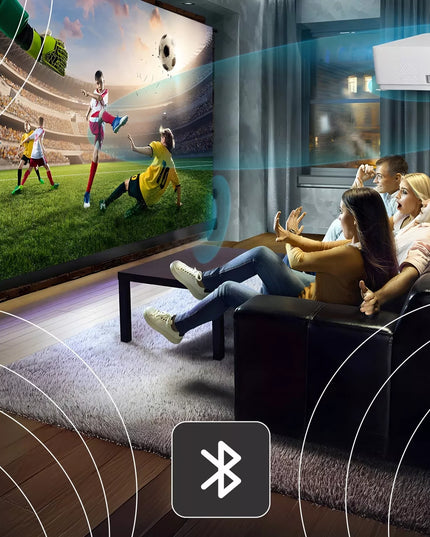 PROJEKTORIUS SMART TV WIFI FULL HD 4K 900lm LCD LED BLUETOOTH ANDROID