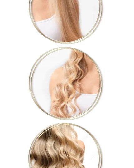 Keraminis plaukų tiesintuvas ir garbanojimo žnyplės 2 viename Lovine Double Twist