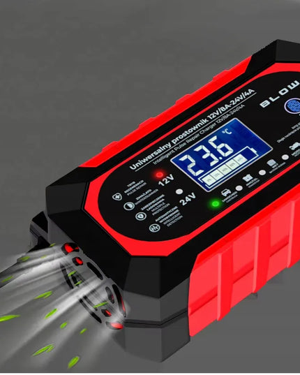 Automatinis išmanusis akumuliatorių įkroviklis BLOW 12 V / 24 V, 8 A