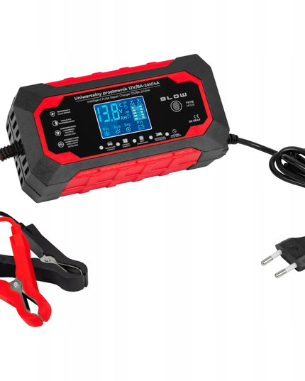 Automatinis išmanusis akumuliatorių įkroviklis BLOW 12 V / 24 V, 8 A