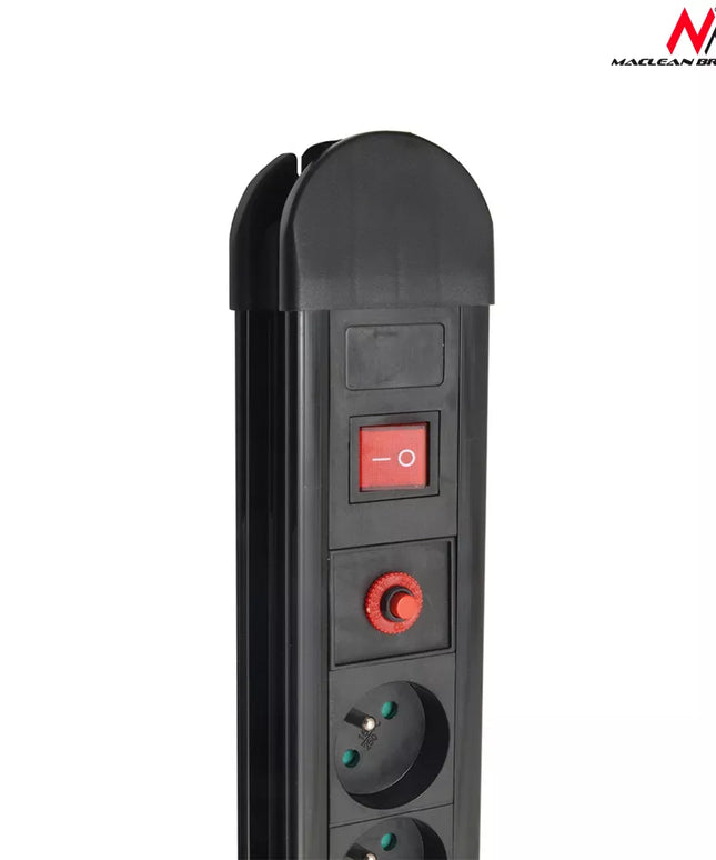 Maitinimo juosta su 10 lizdų, 1,5 m laidu, automatiniu saugikliu