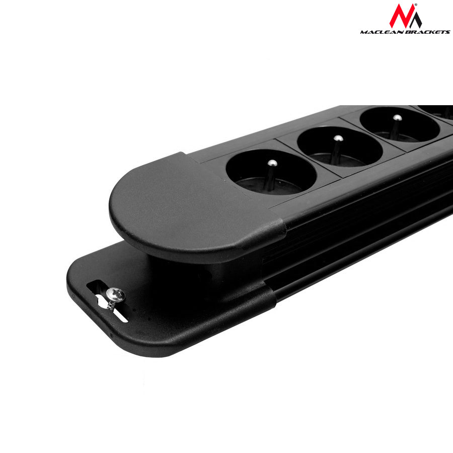 Maitinimo juosta su 10 lizdų, 1,5 m laidu, automatiniu saugikliu