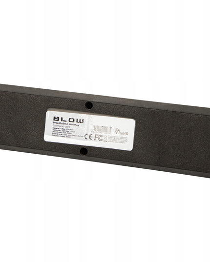 Maitinimo prailgintuvas, 3x USB, 5 lizdai, jungiklis, 5m, įžemintas, juodas