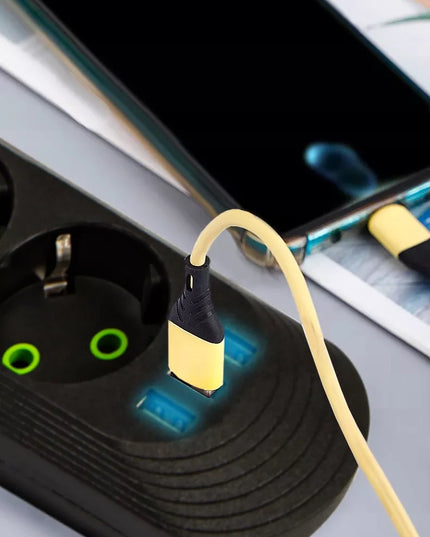 BLOW maitinimo laidas, prailgintuvas su jungikliu, 3x USB, 5 lizdai, 5 m, įžemintas, juodas