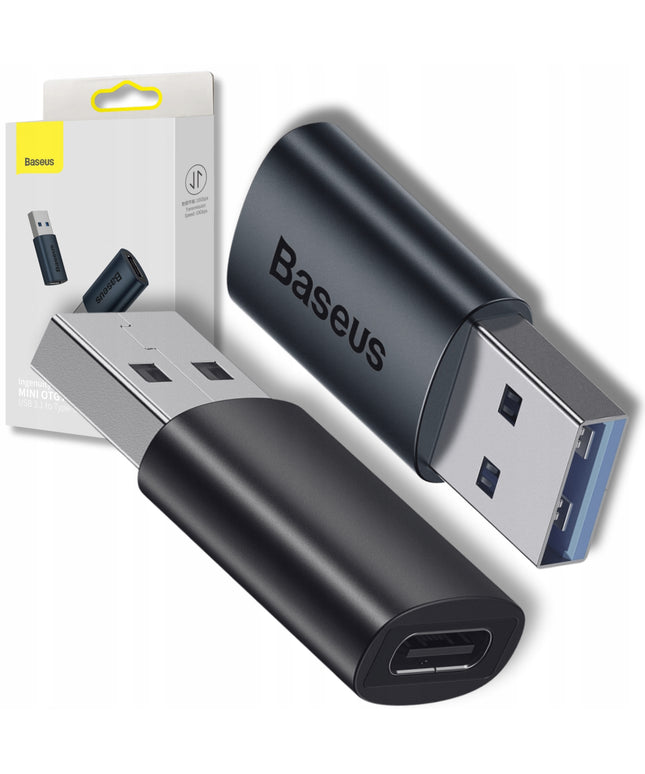 BASEUS USB C į USB 3.1 adapterio konverteris OTG 10Gb/s 2,4A 2 vnt.