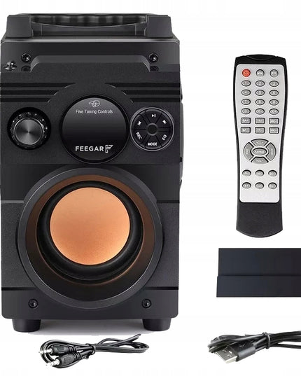 Nešiojamas Bluetooth Garsiakalbis Feegar Showjet 4000mah RADIO AUX USB MP3 SD