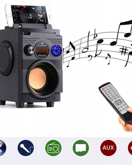 Nešiojamas Bluetooth Garsiakalbis Feegar Showjet 4000mah RADIO AUX USB MP3 SD