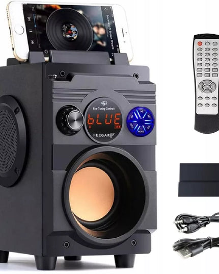 Nešiojamas Bluetooth garsiakalbis Feegar Showjet 4000mAh radijas AUX USB MP3 SD