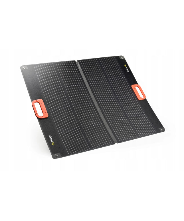 Nešiojamas fotovoltinis skydelis šaldytuvui ir stovyklavimui, 120 W, 2 × USB-A, USB-C, DC, ETFE
