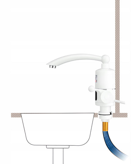 Momentinis elektrinis vandens šildytuvas 3 kW LCD