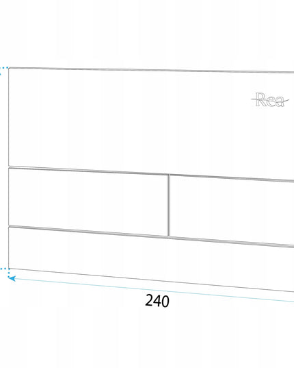 Nuleidimo mygtukas tualeto potinkiniam bakeliui REA T Šlifuotas varis