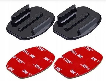 3M lipnios tvirtinimo bazės ir lipdukai „GoPro“ bei „Xiaomi“ kameroms