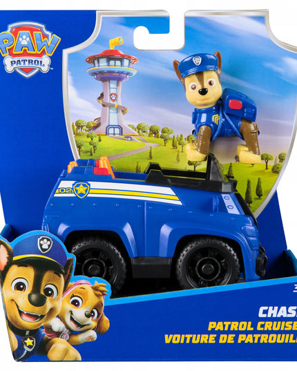 PAW PATROL CHASE policijos automobilis su figūrėle 2 viename rinkinys