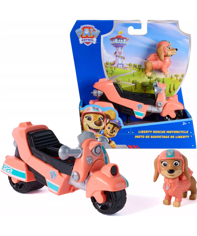 PAW Patrol Liberty gelbėjimo motociklas su figūrėle