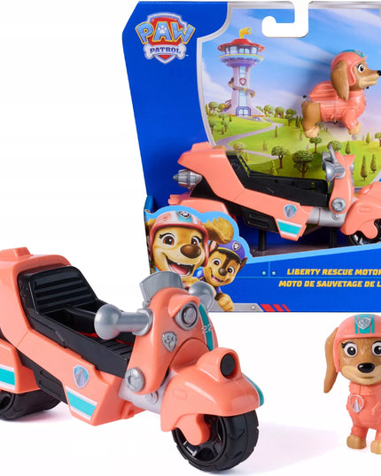 PAW Patrol Liberty gelbėjimo motociklas su figūrėle