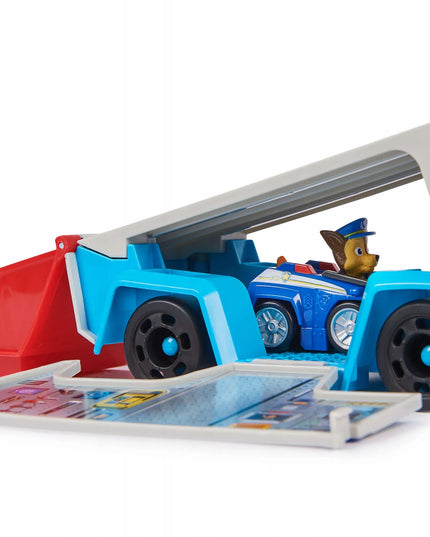 PAW PATROL patruliuotojas PUP SQUAD + Chase figūrėlė su automobiliuku 26 cm