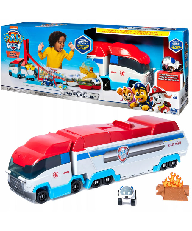 PAW PATROL 2-in-1 Transporteris ir paleidimo įrenginys