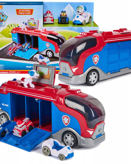 PAW Patrol Patrolojės su transporto priemonėmis ir Robo-šuniuku Mission Cruiser 38 cm