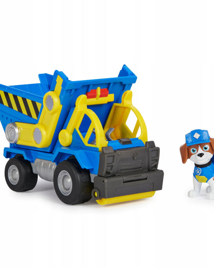 PAW Patrol statybinė transporto priemonė savivartis Wheeler Rubble and Crew + figūrėlė