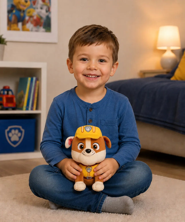„Psi Patrol“ Rubble pliušinis žaislas, 23 cm