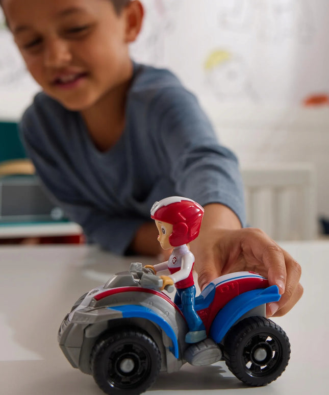 PAW PATROL Ryder keturratis ATV gelbėjimo transporto priemonė + lanksti figūrėlė ECO rinkinys