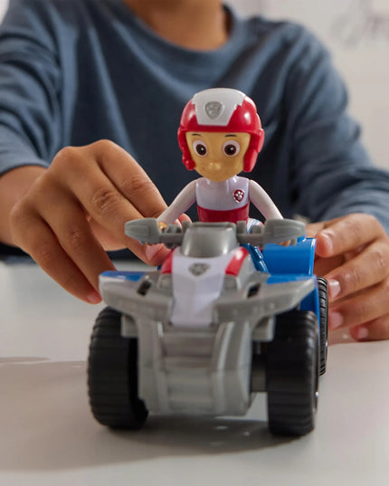 PAW PATROL Ryder keturratis ATV gelbėjimo transporto priemonė + lanksti figūrėlė ECO rinkinys